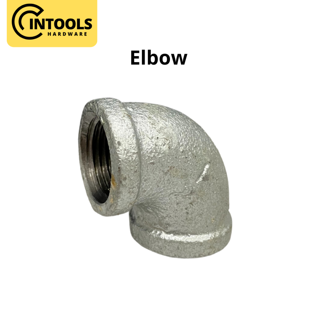 1/2 INCH GALVANIZED IRON GI Pipe Fittings Besi Elbow Socket Tee Nipple ...