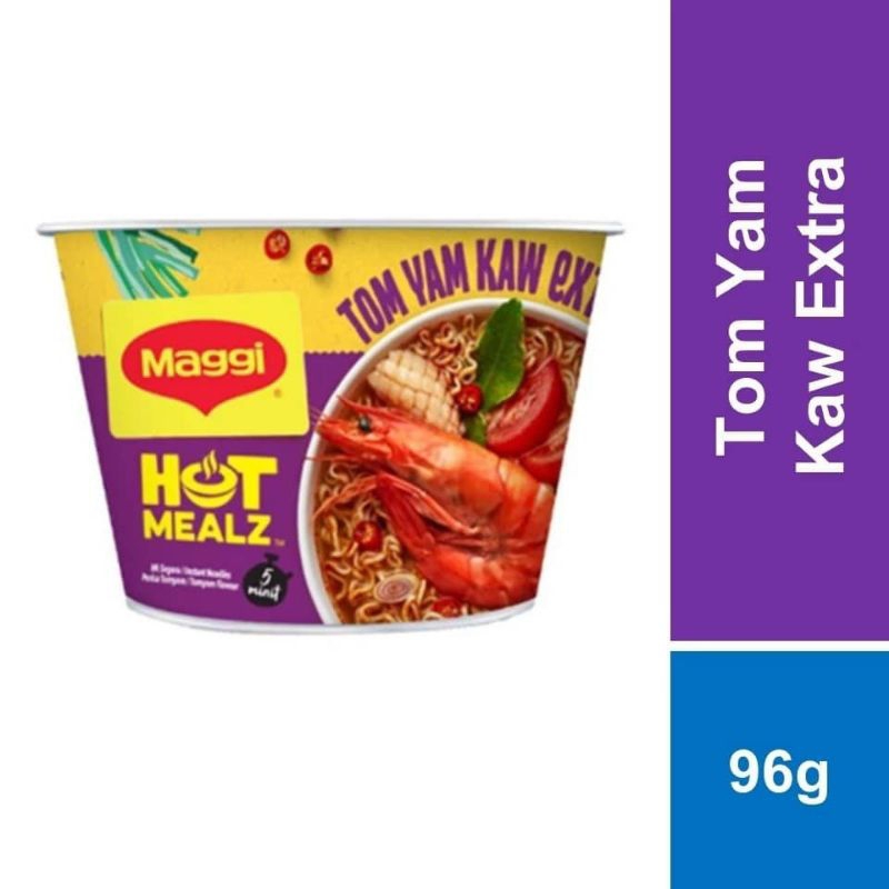 Maggi Hot Mealz Tom Yum Kari Kaw Extra Shopee Malaysia