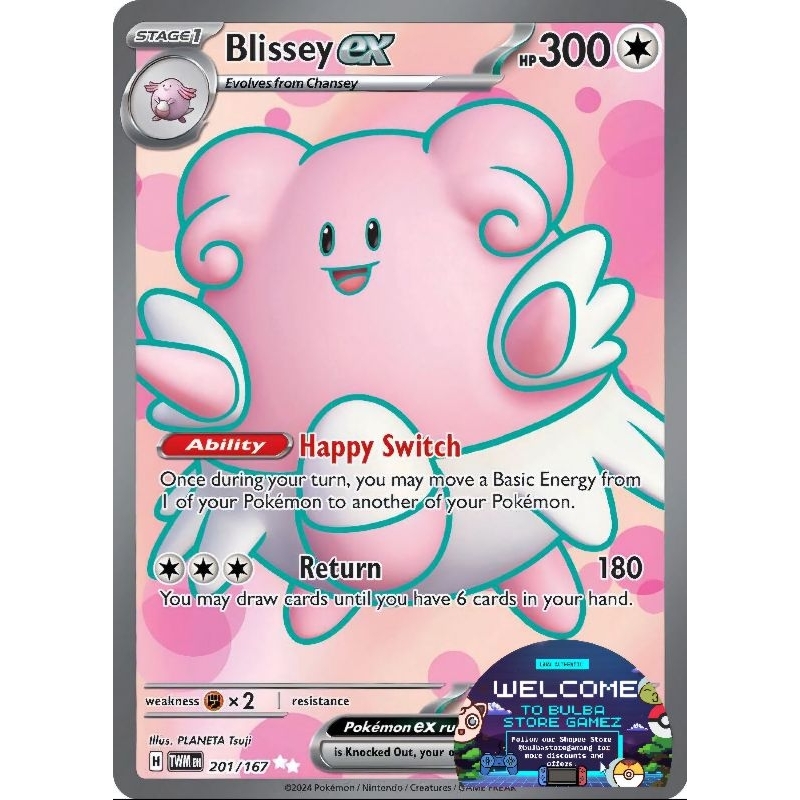 Blissey Ex 134/167 - Twilight Masquerade - Pokemon Tcg | Meses sin interés