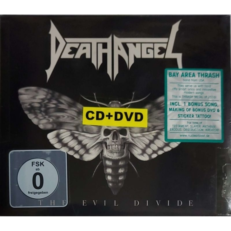 Death Angel - The Evil Divide (CD+DVD) | Shopee Malaysia