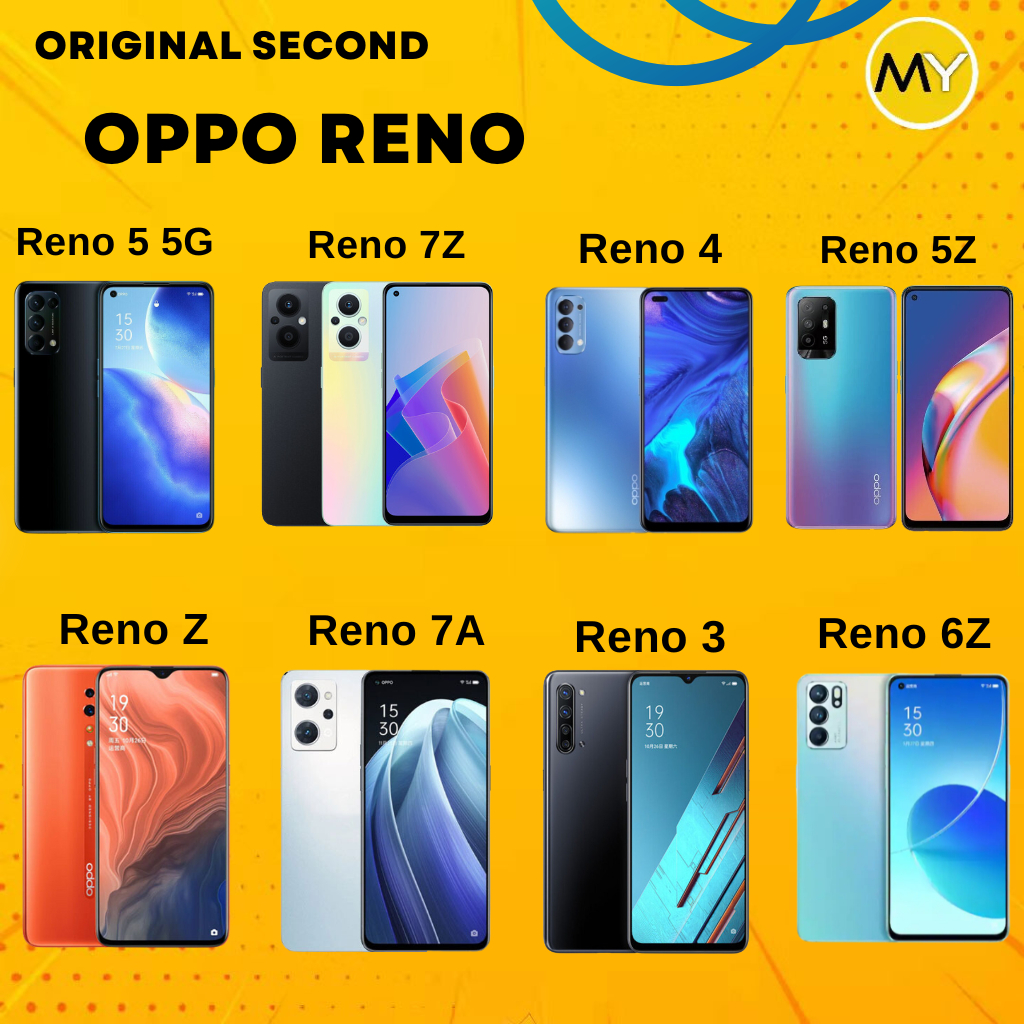 (Used) Oppo Reno Z, Reno 3, Reno 7, Reno 7A, Reno 6, Reno 5 Pro, Reno ...