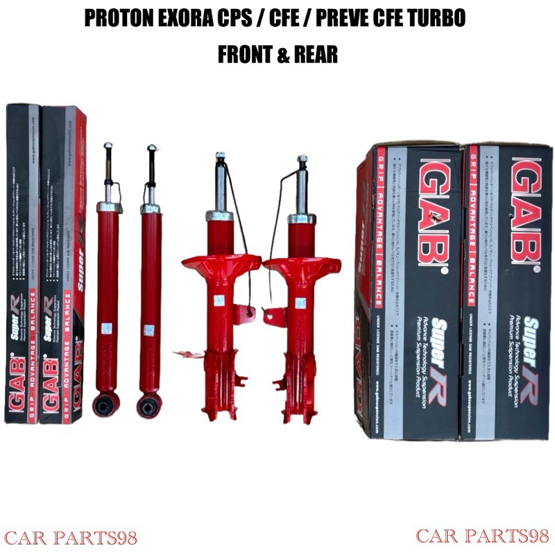 GAB ABSORBER HEAVY DUTY SUPER R EXORA / PREVE / PREVE TURBO | Shopee ...