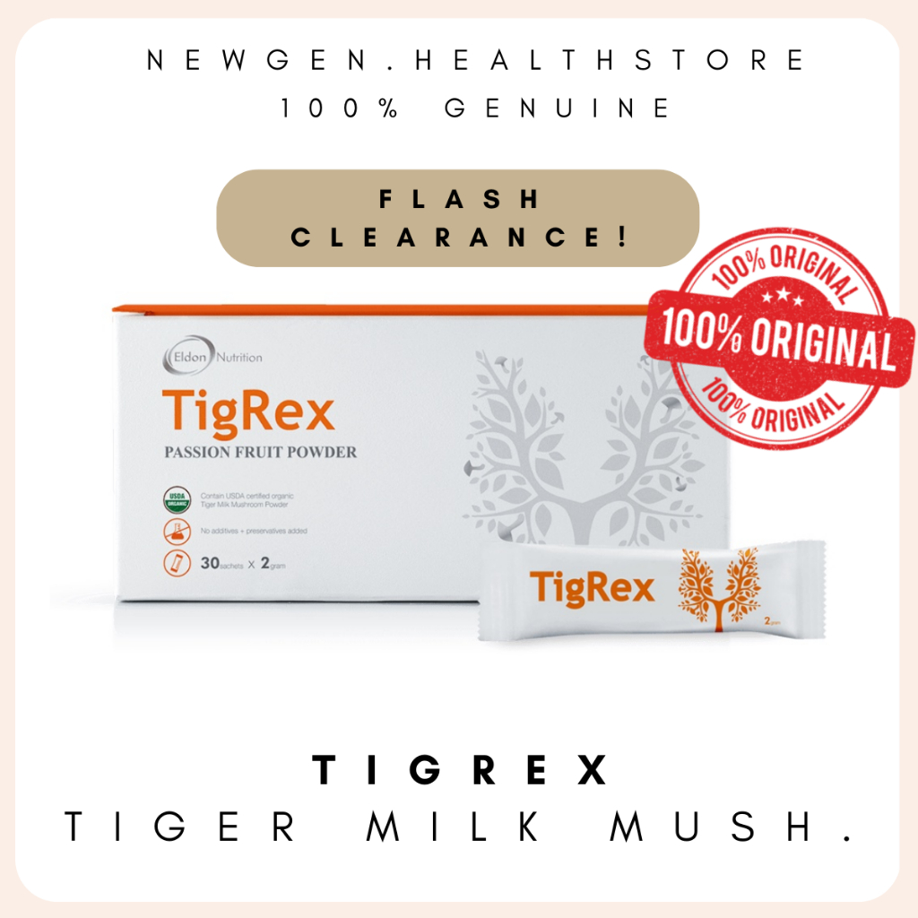 [CLEARANCE STOCK!!] Tigrex Tiger Milk Mushroom ELDON (30 sachet/box ...