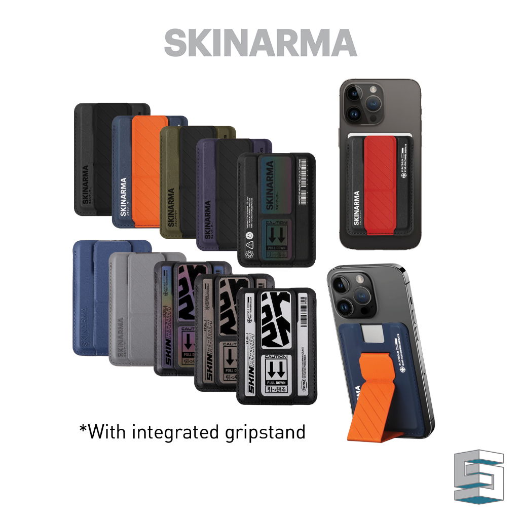 SKINARMA KADO Mag-Charge Card Holder With Grip Stand | Shopee Malaysia