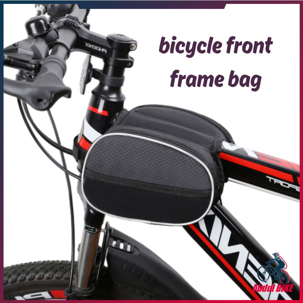 Double Sided Bicycle Carrier Bag Mountain Bike Storage Pannier Basikal ...