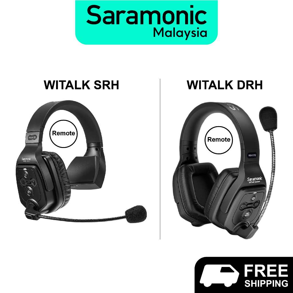Saramonic WiTalk Single-Ear Master & Remote Headset SMH SRH HUB Mini ...
