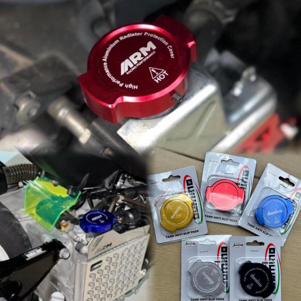 DOMINO Radiator CAP RADIATOR ARM CAP FULL CNC NMAX NVX AEROX PCX VARIO ...