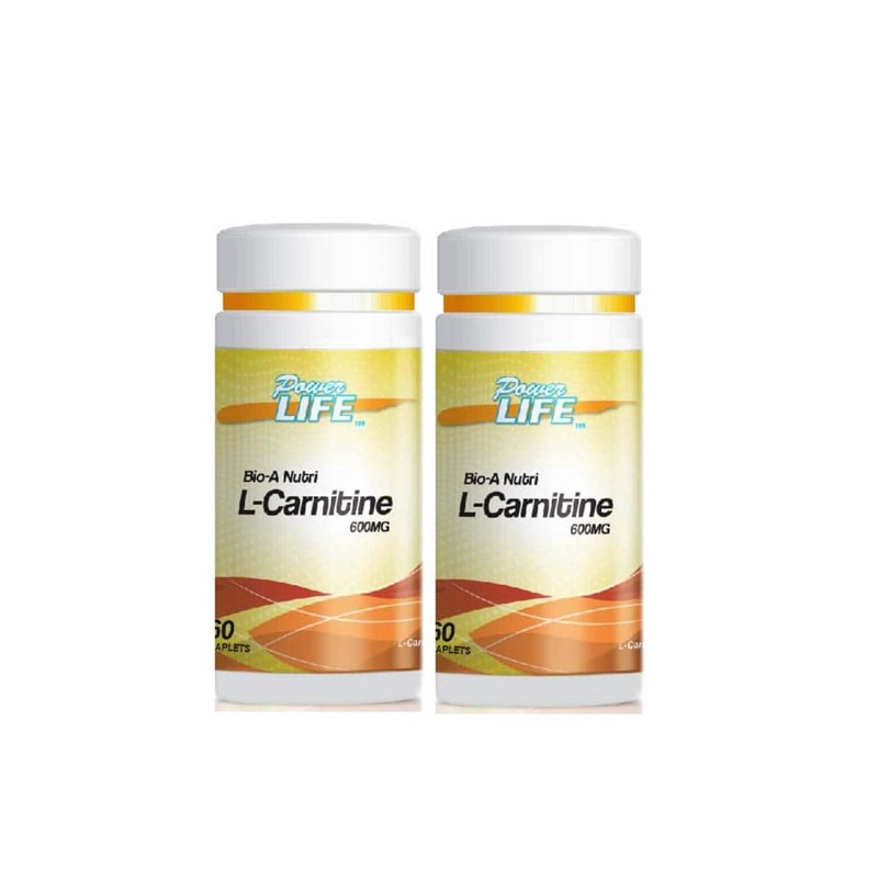 Powerlife Bio-A Nutri L-Carnitine 600mg Heart Health (2 x 60 Tablets ...