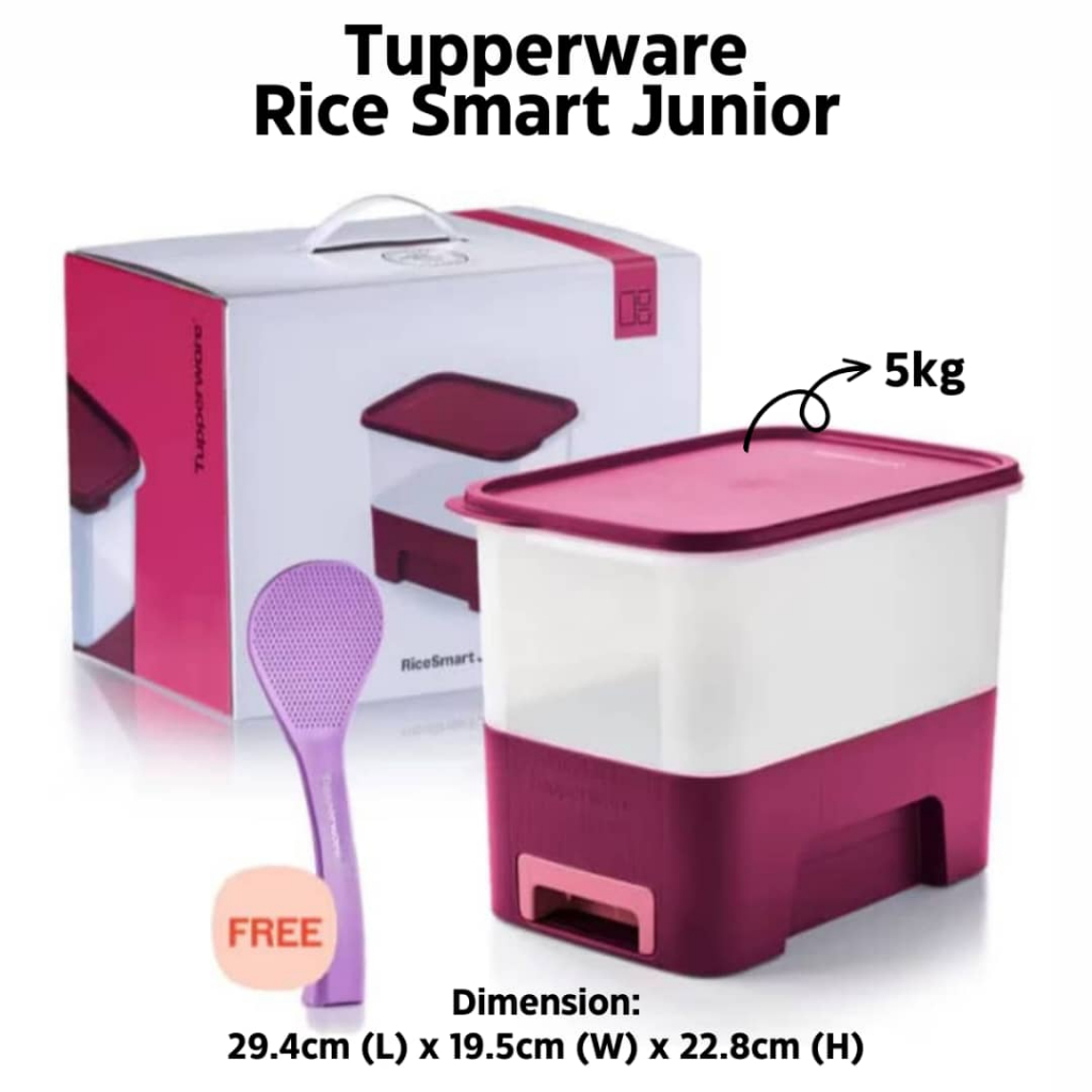 Tupperware Rice Smart Junior 5.0kg (1 Set) | Shopee Malaysia
