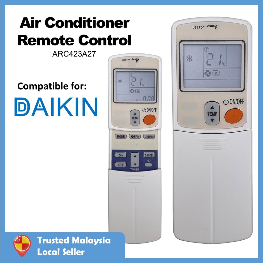 Daikin@ Air Cond Aircond Air Conditioner Replacement Remote Control ...