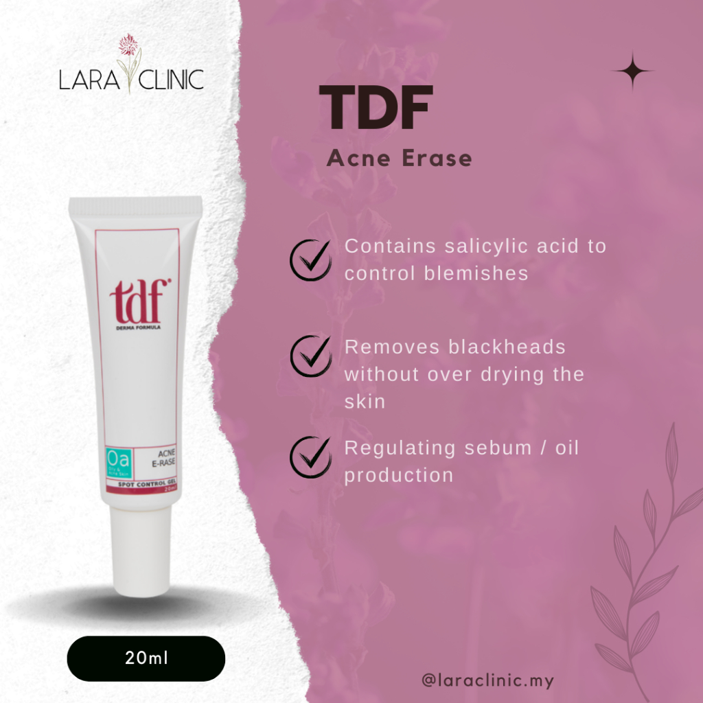 TDF Acne E-rase Spot Control Gel 20ml | Shopee Malaysia