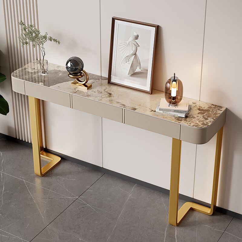 LAWOLA [PRE ORDER] Console Table Entrance table end view table rock ...