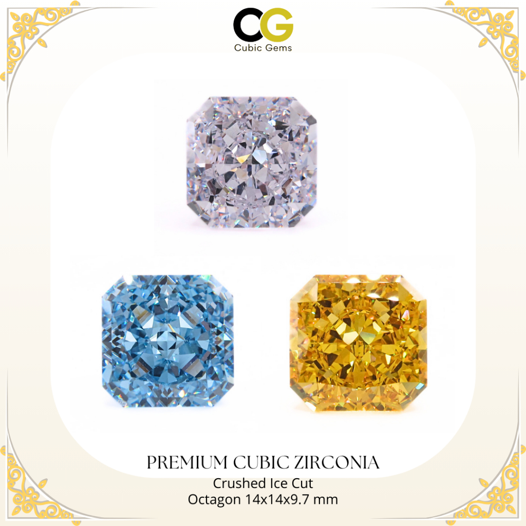 PREMIUM GRADE CUBIC ZIRCONIA RADIANT CUT WHOLESALE CUSTOM MADE  JEWELRY RING PENDANT