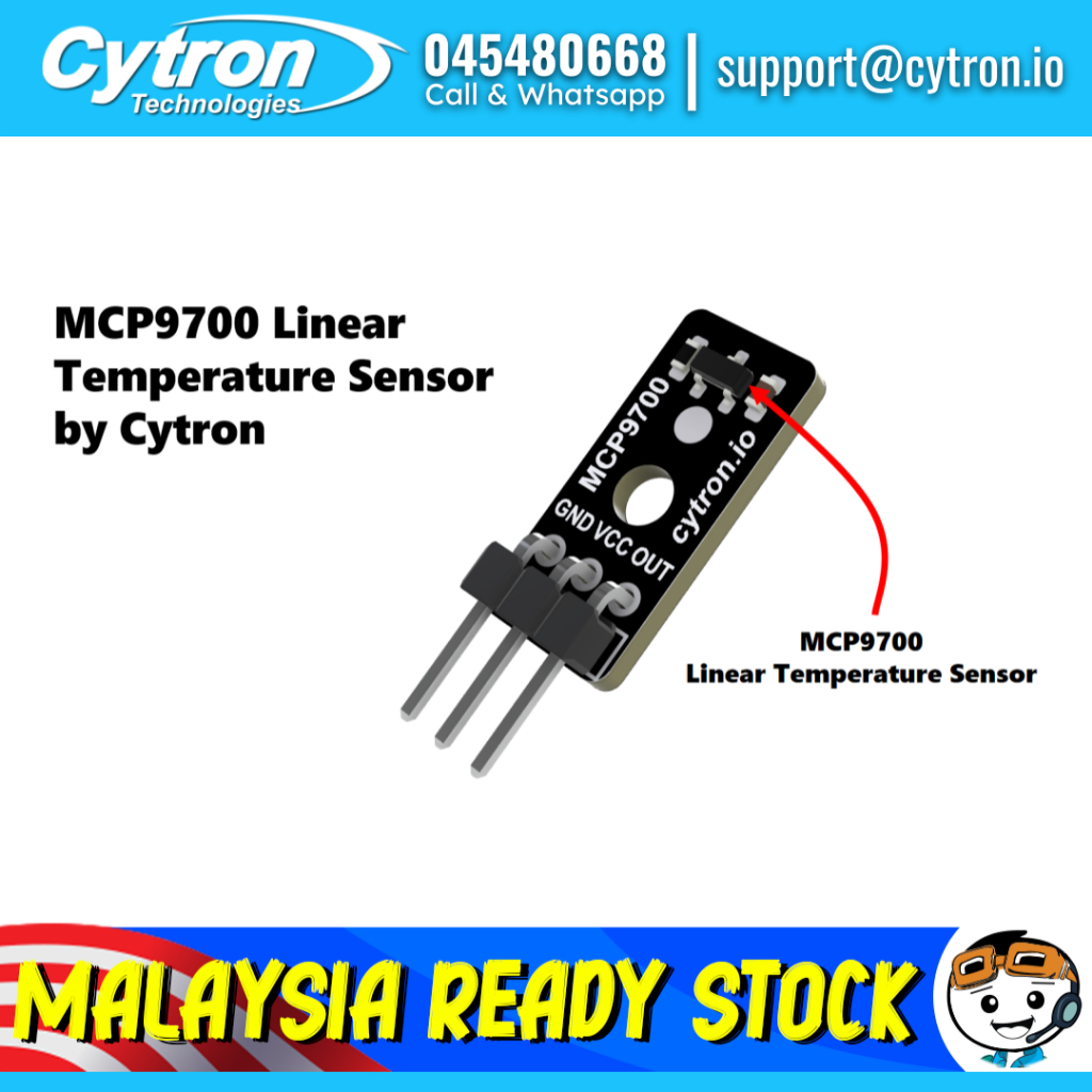 MCP9700 Linear Temperature Sensor (LM35 Compatible)