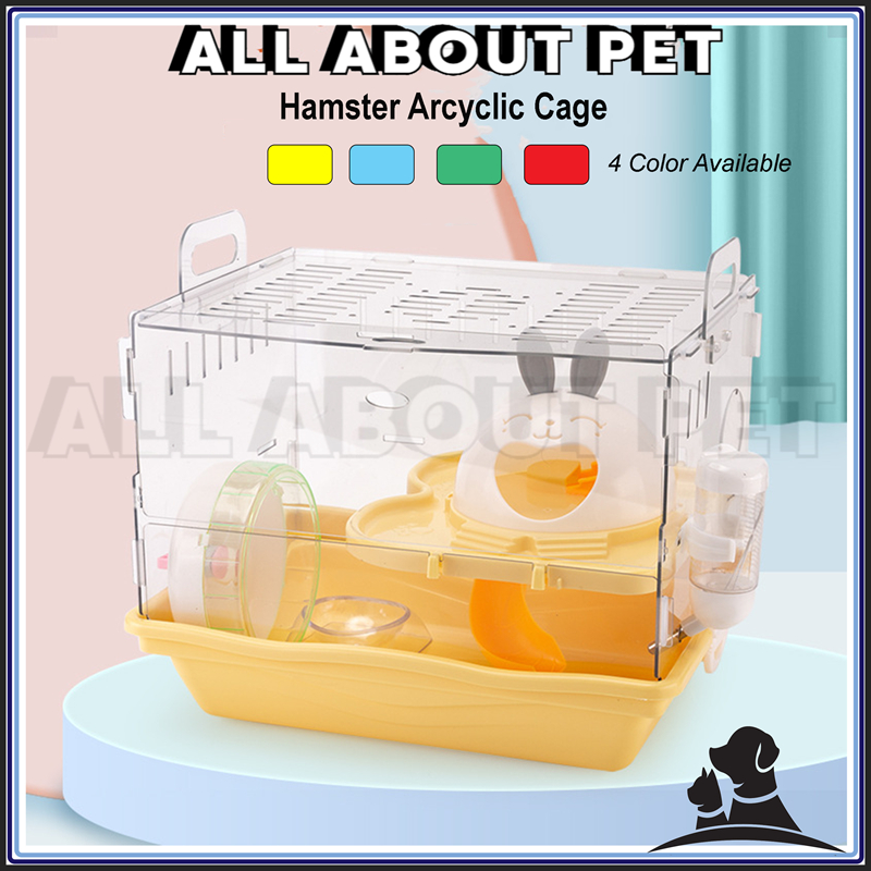 Image showcasing Lovinland Transparent Large Hamster Cage Haven Habitat Small Animal ...