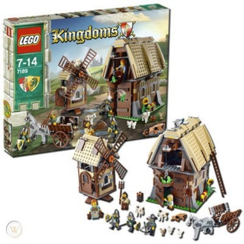 Ready Stock Lego 7189 Castle Kingdoms Mill Village Raid Shopee Malaysia