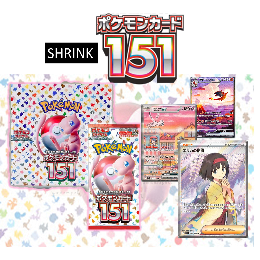 [READY]Pokemon 151 Booster Box SV2a Sealed Japanese 151 Pack Japan 151 Booster Box Japanese
