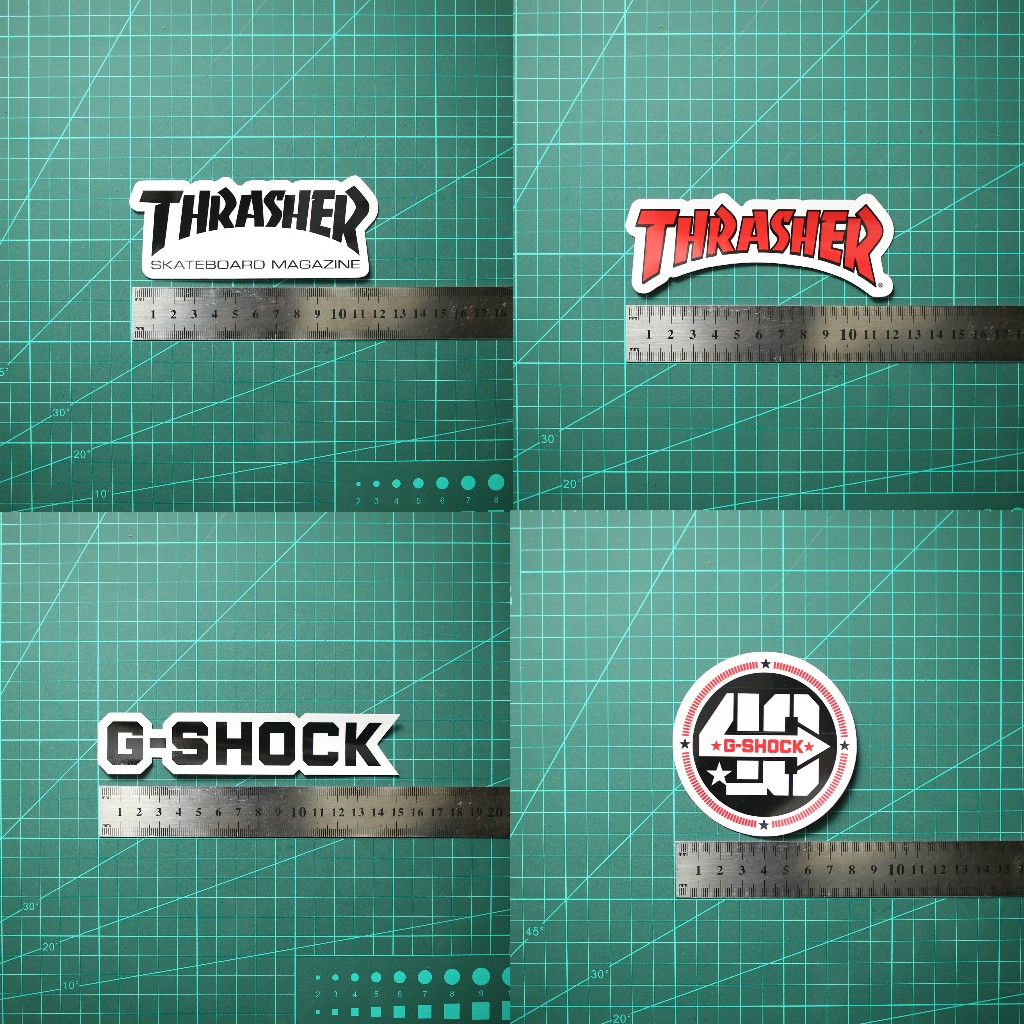 Sticker ( Thrasher, G-Shock ) | Shopee Malaysia