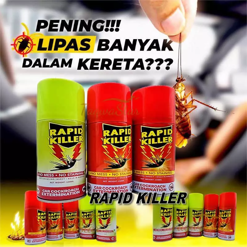 Ubat Racun Lipas Rapid Killer Spray