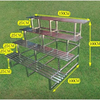 Stainless Steel Flower Rack Multi Level Gardening Rack Plants Racks ...