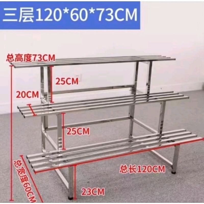 Stainless Steel Flower Rack Multi Level Gardening Rack Plants Racks ...