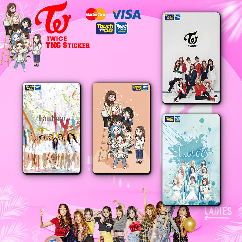 TWICE TNG Sticker - Touch N Go Sticker/Bank Card Sticker Cover ...