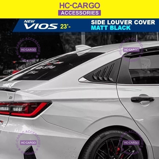 Toyota Vios 2023-2024 Rear Side Louver Cover Mustang Cover Rear Door ...