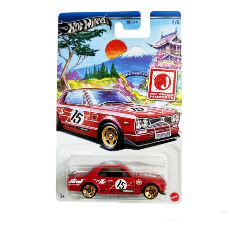 Hot Wheels J-Imports 2024 - Honda CRX - Échelle 1:64 - Modèle Moulé Sous Pression