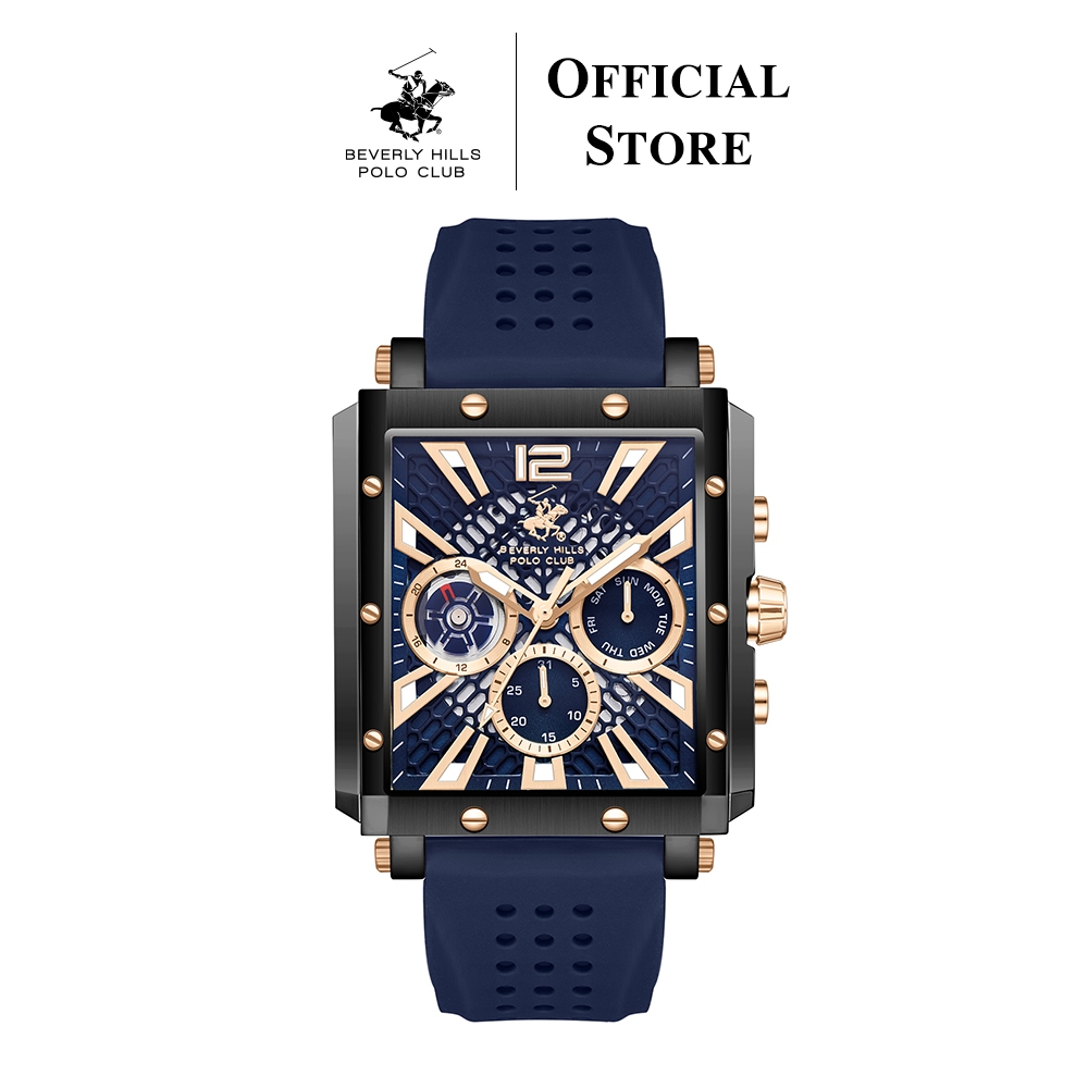 Beverly Hills Polo Club BHPC Men s Rubber Quartz Watch BP3661X Shopee Malaysia