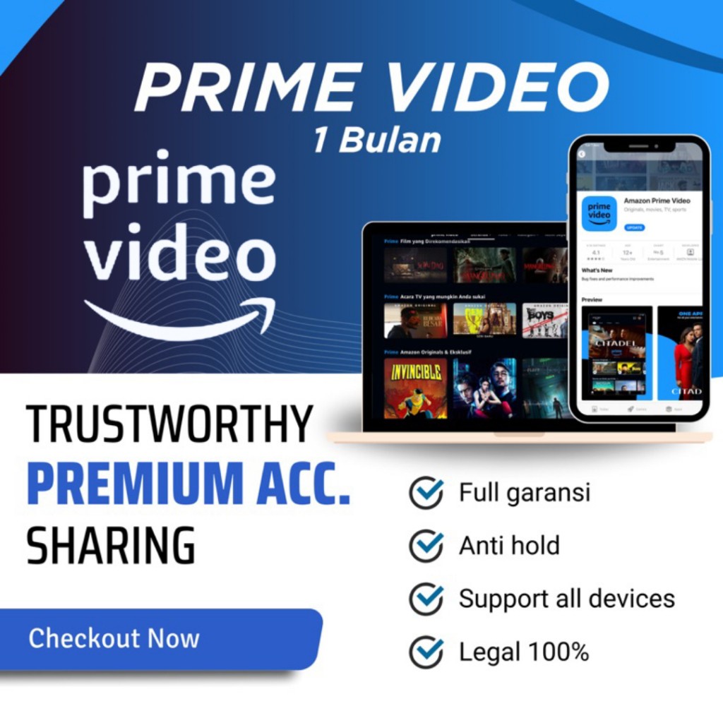 Prime Video Amazon Prime Video Account Premium Original Malaysia (Smart
