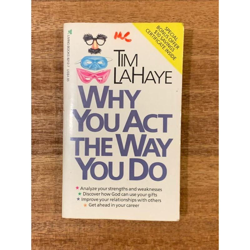 WHY YOU ACT THE WAY YOU DO Book By TIM LAHAYE | Shopee Malaysia