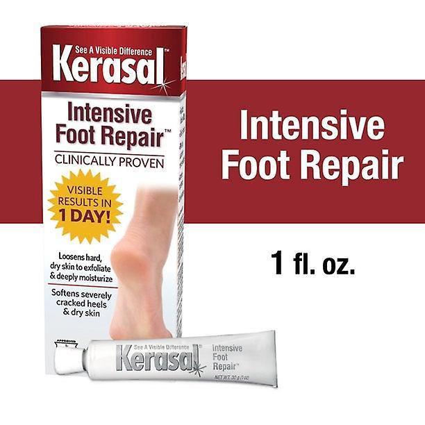 Kerasal Intensive Foot Repair, Skin Healing Ointment for Cracked Heels and  Dry Feet