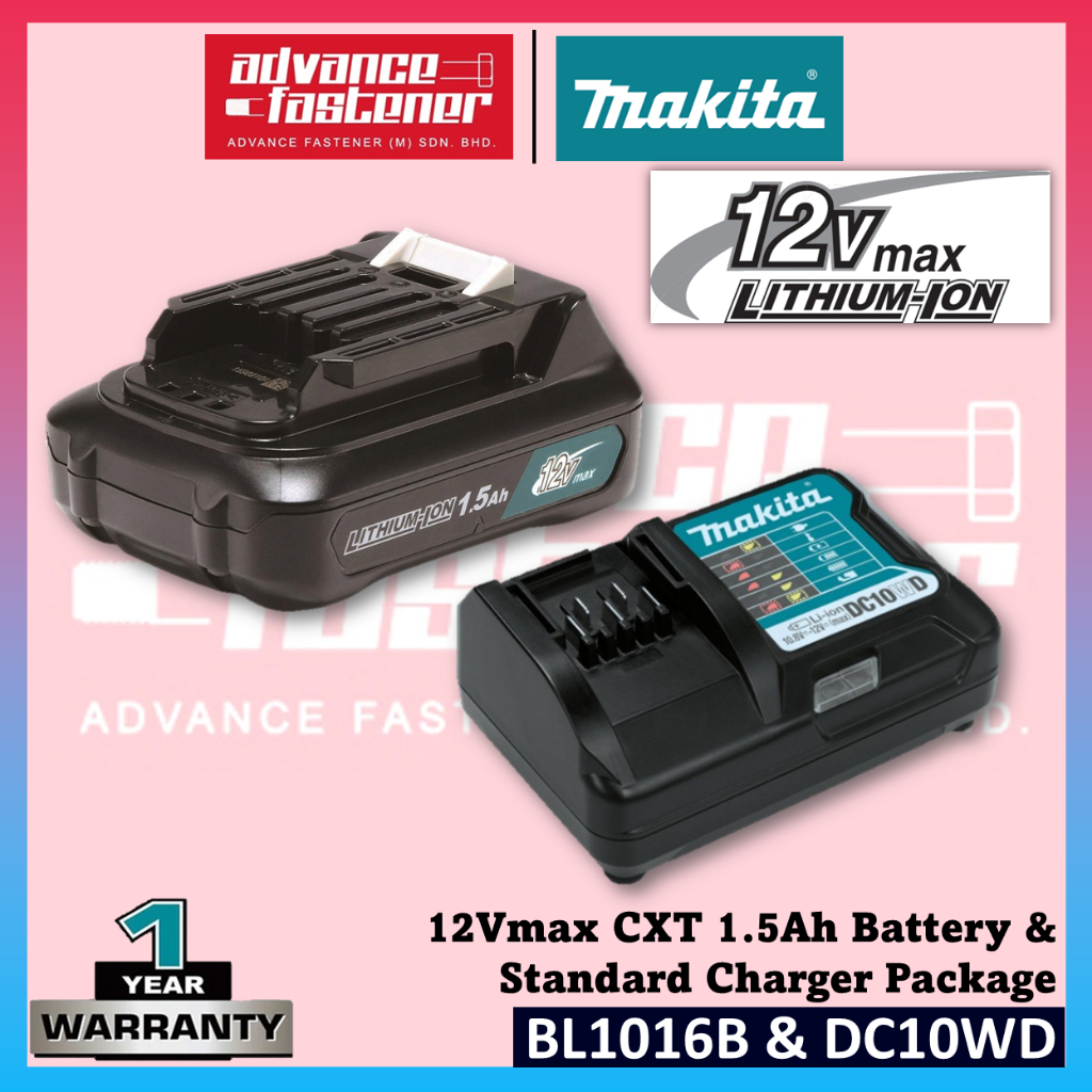 Chargeur De Remplacement Pour Batteries Makita 12V CXT – Compatible DC10WD, BL1015... (prise UE)