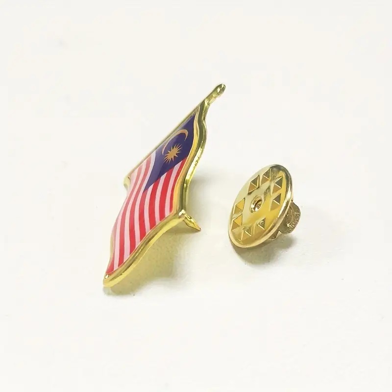 Malaysia Collar Pins / Malaysia Brooch / Malaysia Flag Kolar Pin ...