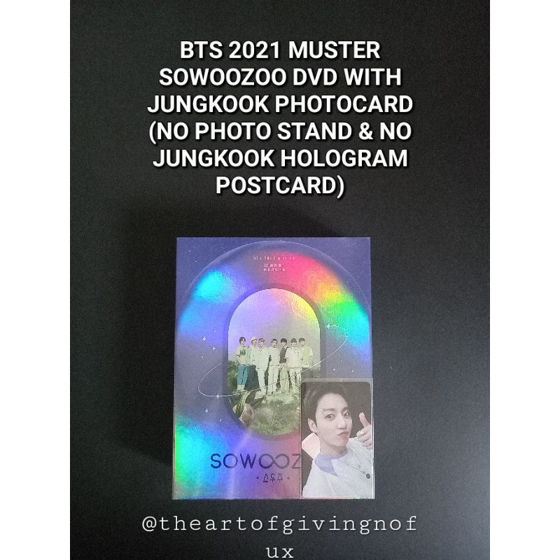 Jungkook BTS sowoozoo photocard w/ postcards sold