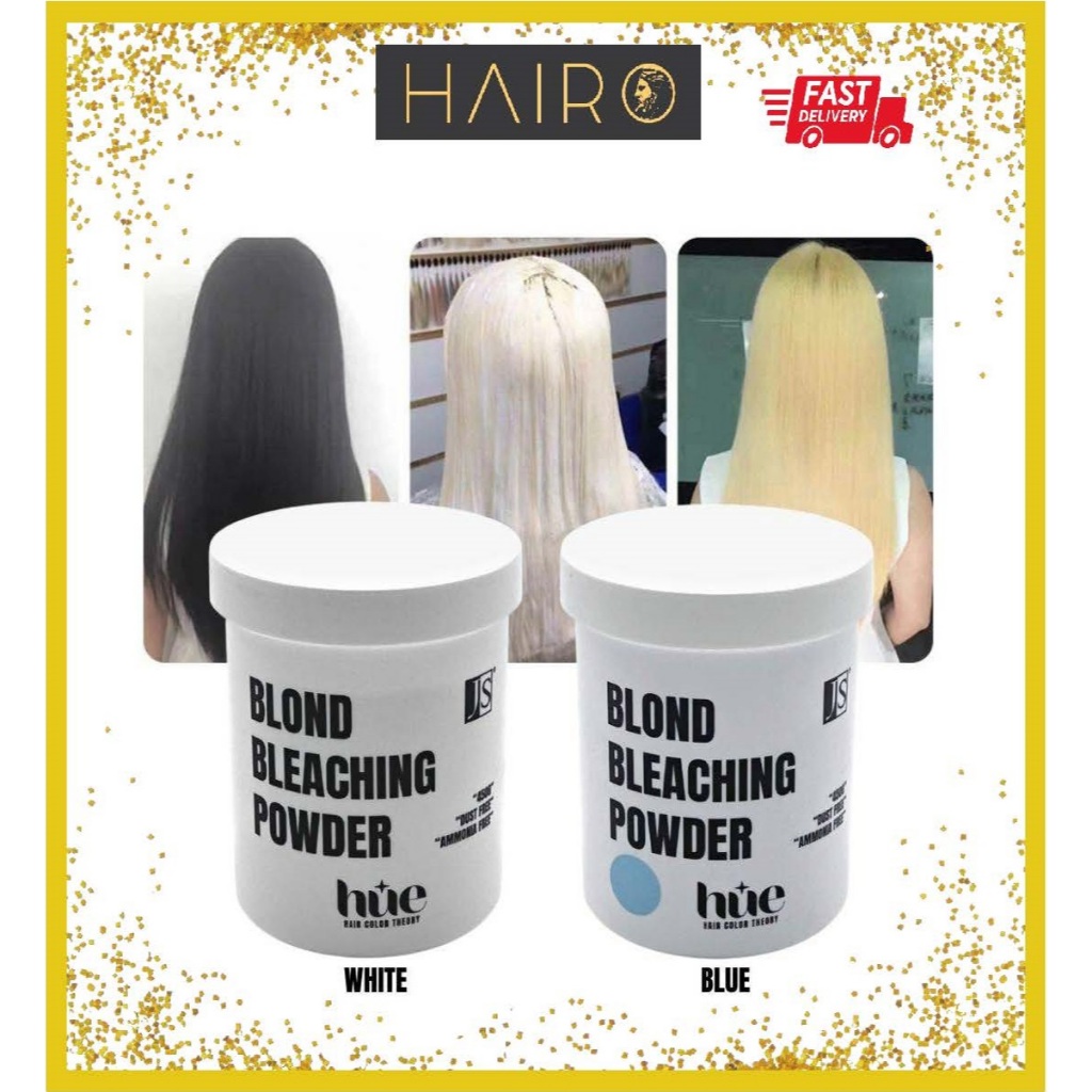 JS HUE Dust/Ammonia Free Blond Bleaching Powder (J39) - 450g (WHITE ...