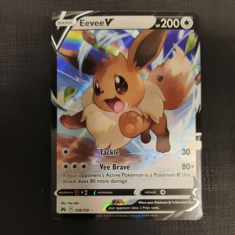 eevee v pokemon card value Amazon.com: Pokemon Trading Card Game: Eevee V Premium Collection  (Exclusive) : Toys & Games main image 1