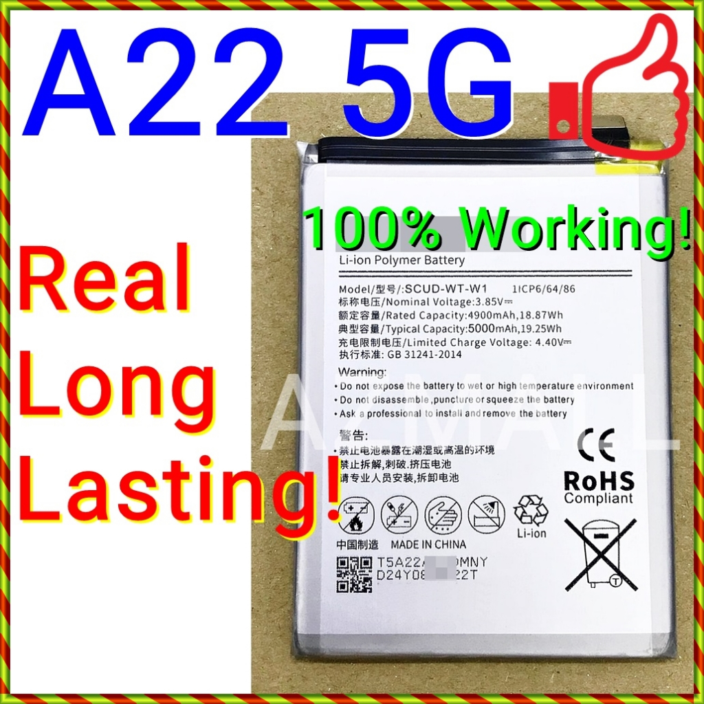 (5000mAh) NEW ORI Long Lasting Stable ICT Battery SCUD-WT-W1 for SAM ...