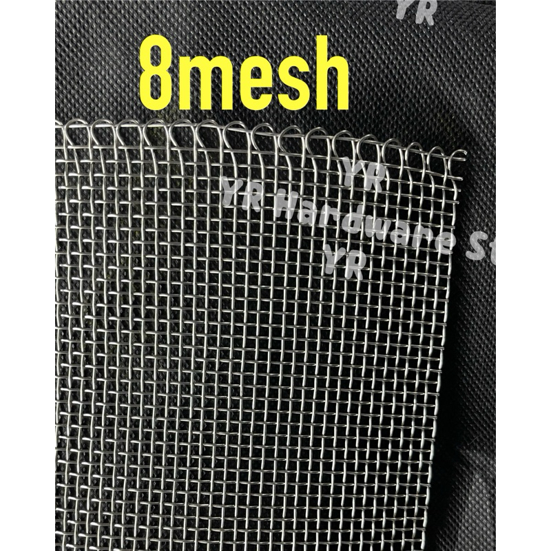 8mesh Stainless Steel Wire Mesh 8mesh SS304 Netting 8mesh | Shopee Malaysia