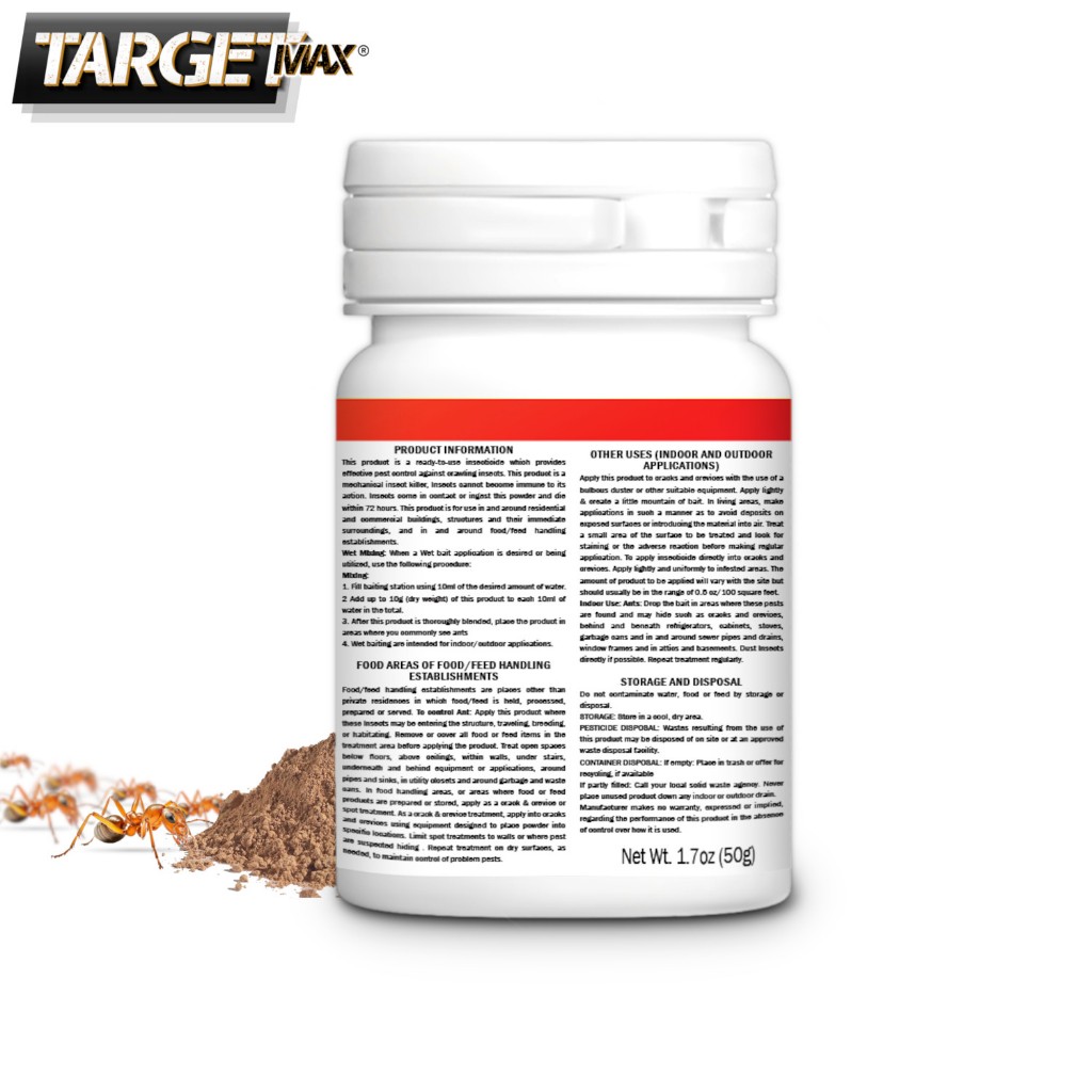 TARGET MAX Red Fire Ant Killer Powder Bait Ubat Semut Api Kerengga ...