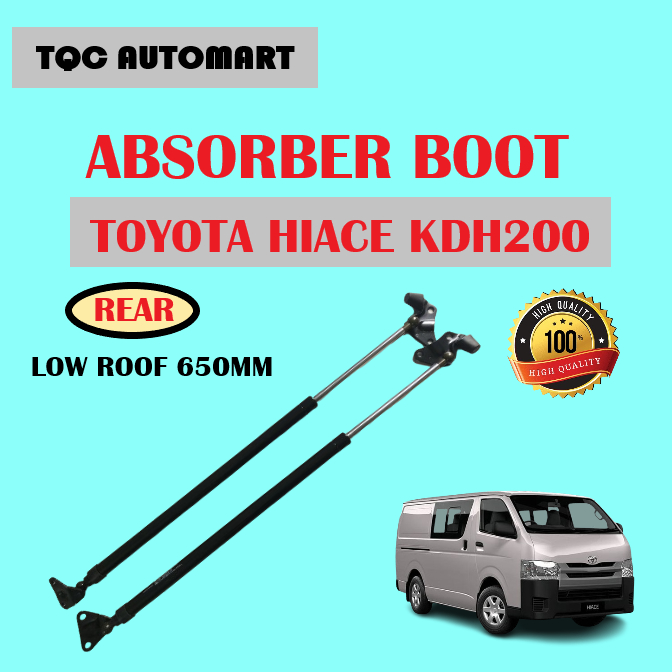 Gas Tail Gate Struts PAIR for Toyota Hiace Van '89-'05 NEW TailGate Air Damper | ZPN-53969