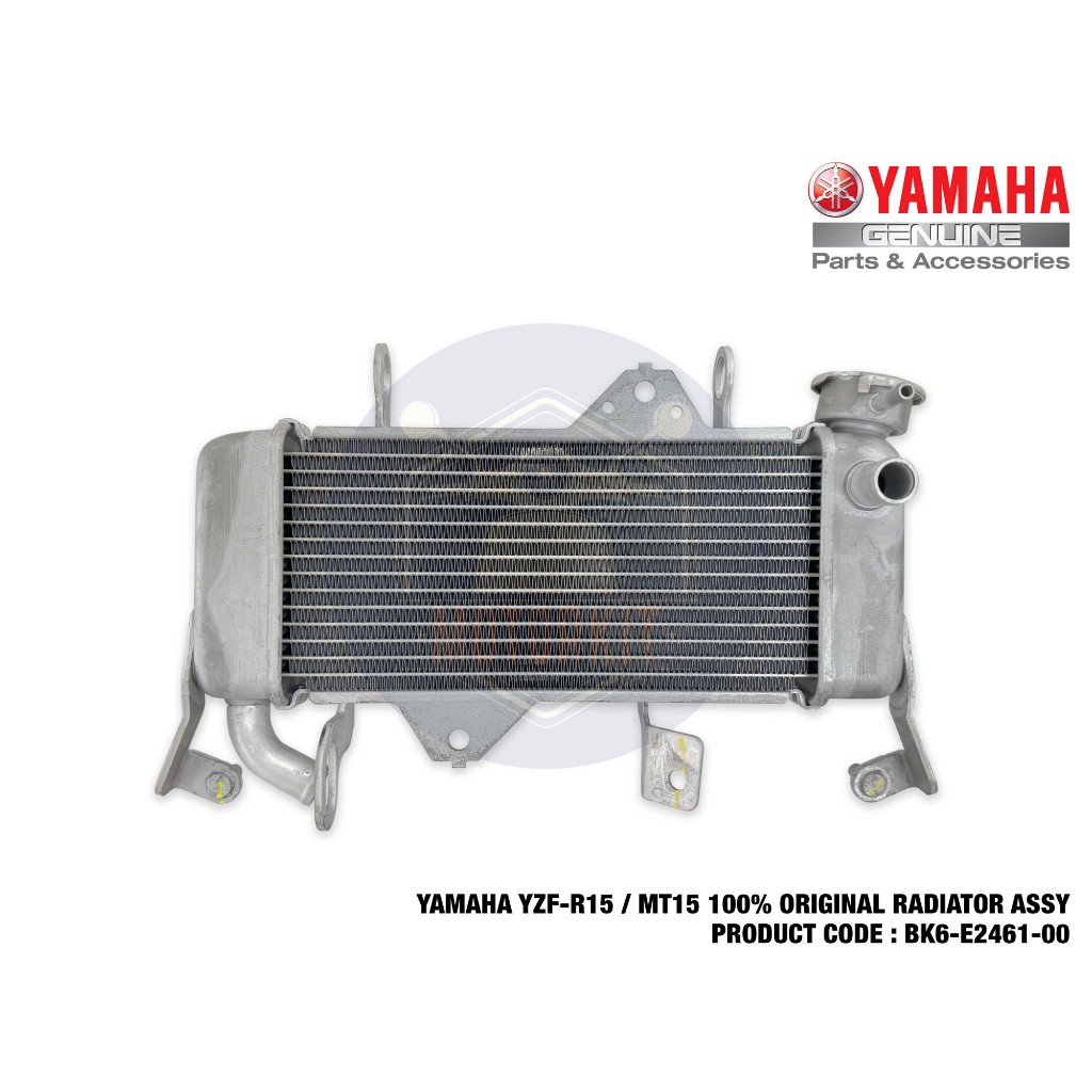 YAMAHA R15 MT15 100% ORIGINAL RADIATOR ASSY STANDARD TANGKI BK6-E2461 ...