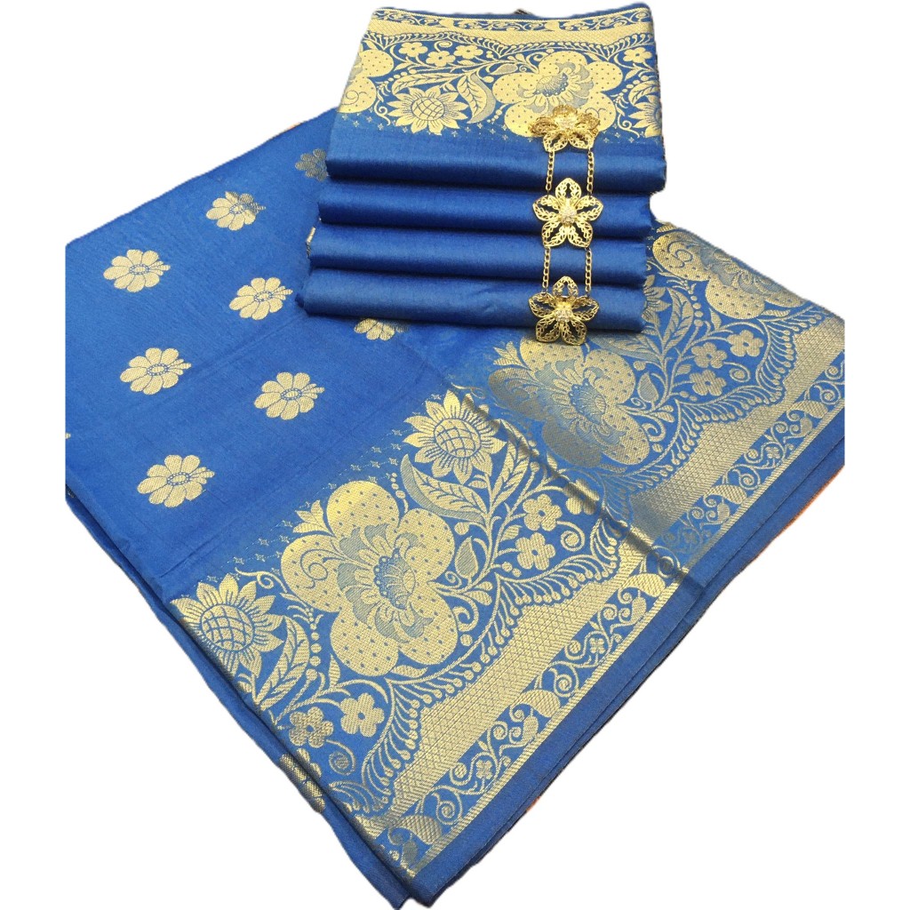 * #S9A01 * SONGKET BUNGA TABUR GOLD 9