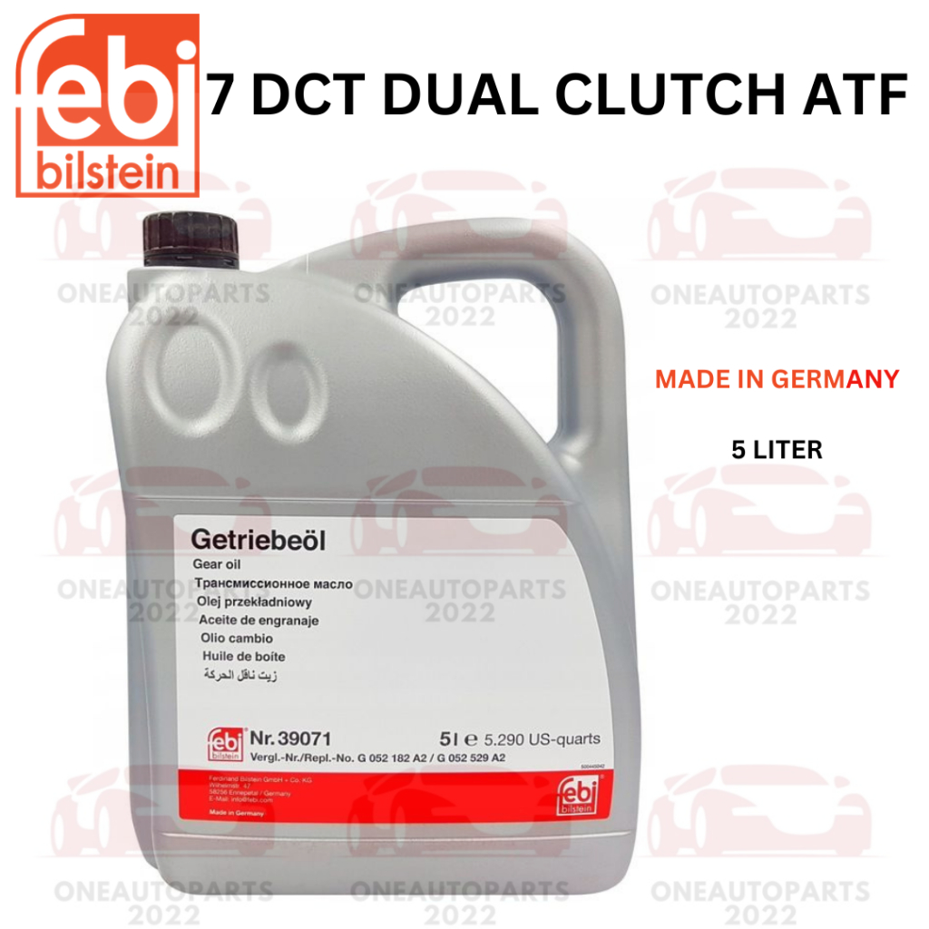 (MADE IN GERMANY) 5 LITER FEBI 7 DCT DUAL CLUTCH ATF OIL MERCEDES BENZ ...