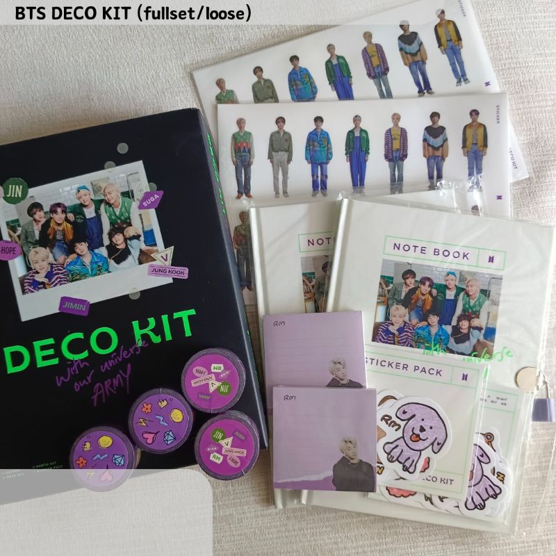 OFFICIAL BTS DECO KIT FULL SET/LOOSE READYSTOCK | Shopee Malaysia