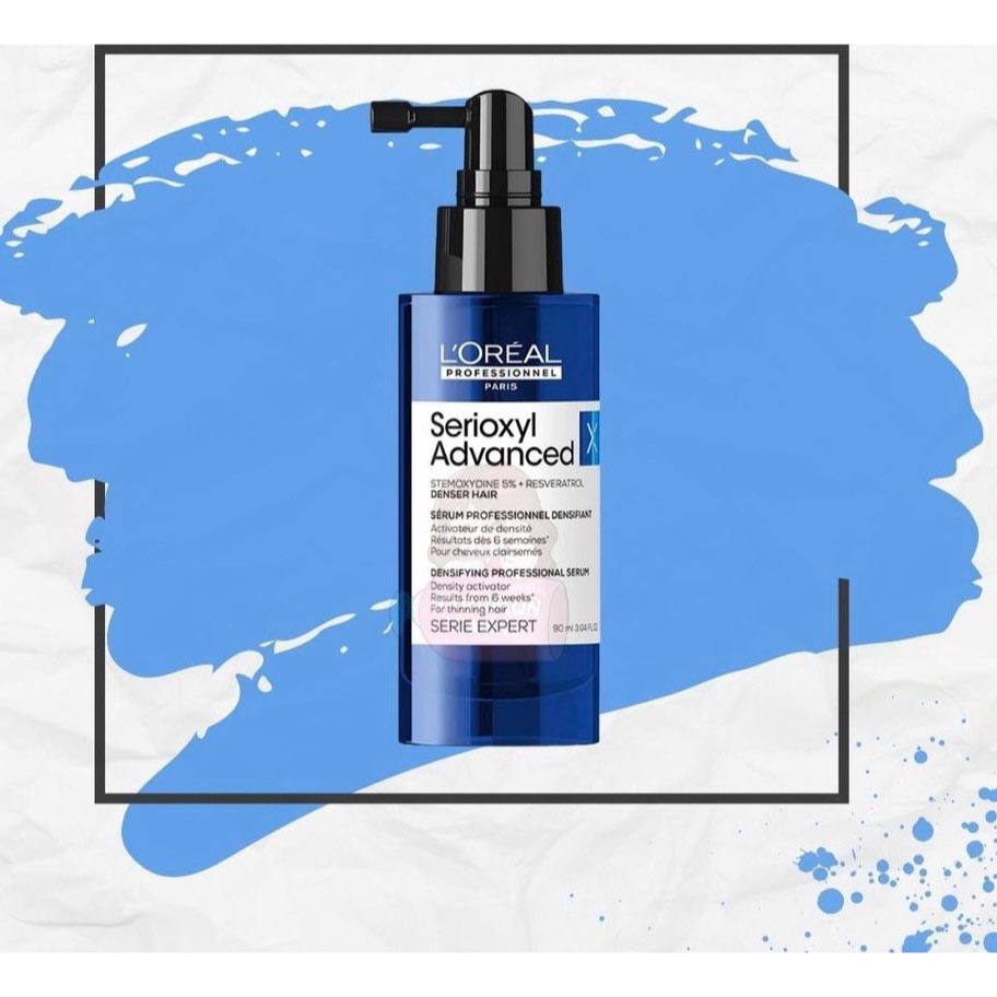 LOREAL PROFESSIONNEL SERIOXYL ADVANCED DENSER HAIR SERUM - 90ML (NEW ...