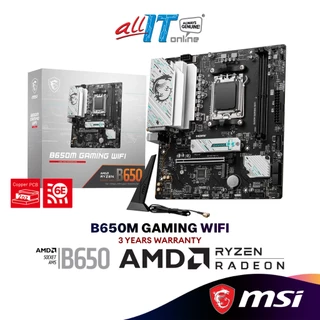MSI B650M GAMING WIFI Micro ATX (mATX) AMD Gaming Motherboard | AMD AM5 Socket