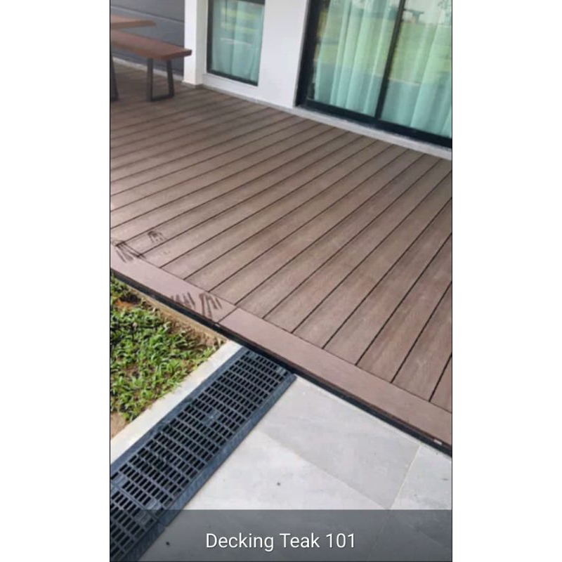 Decking WPC 3PCS per packing (T 23mm x W 140mm x L 2900mm) | Shopee ...