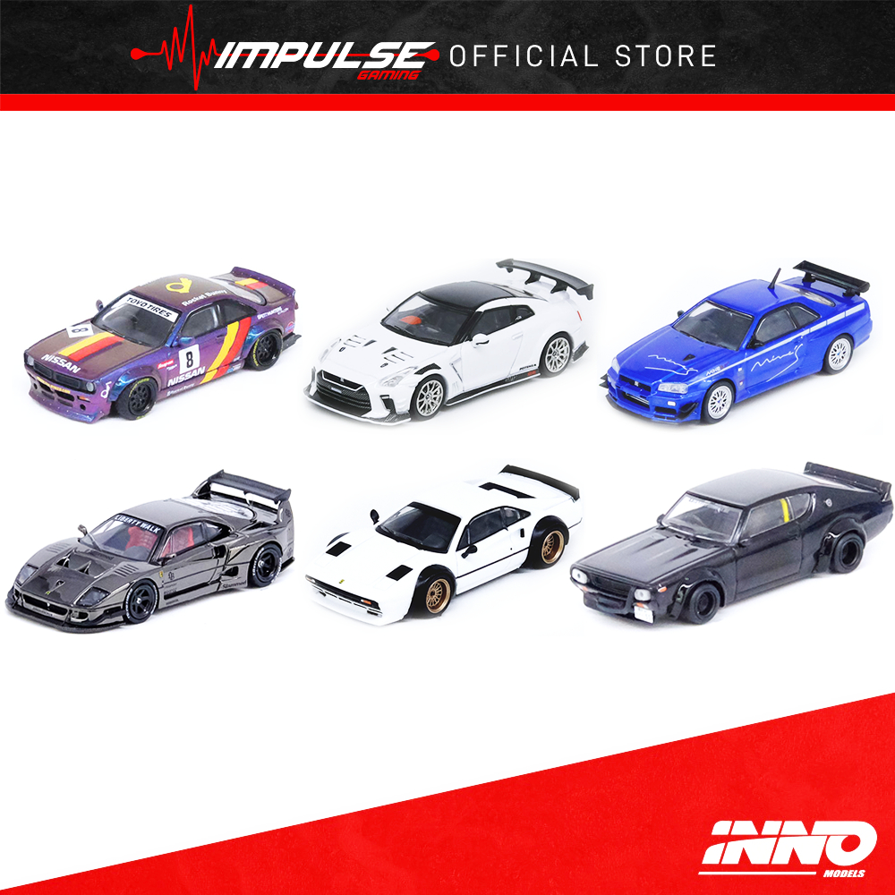 [PO] Inno64 1:64 LBWK F40 / LBWK 308 / SILVIA S14 / GTR R35 / GTR R34 ...