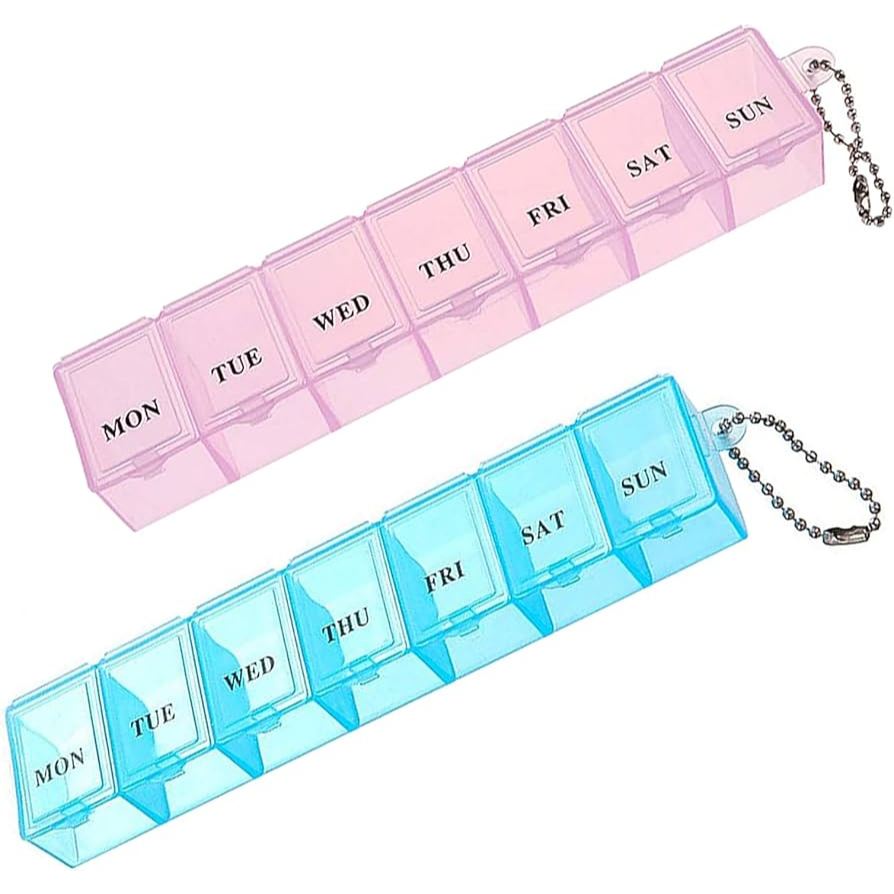 PILL BOX ( 7 DAYS ) ( RANDOM COLOR ) | Shopee Malaysia